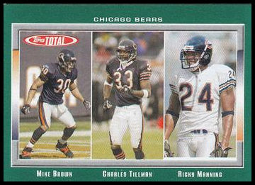 157 Mike Brown Ricky Manning Charles Tillman